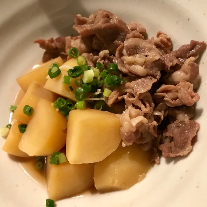 豚肉で!肉じゃが